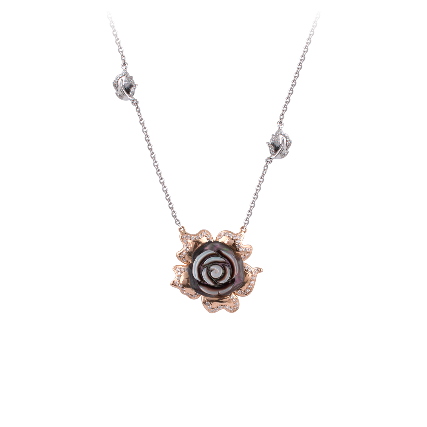 Black Forest Pendant - 18K Gold